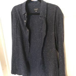 New Club Monaco galaxy button down